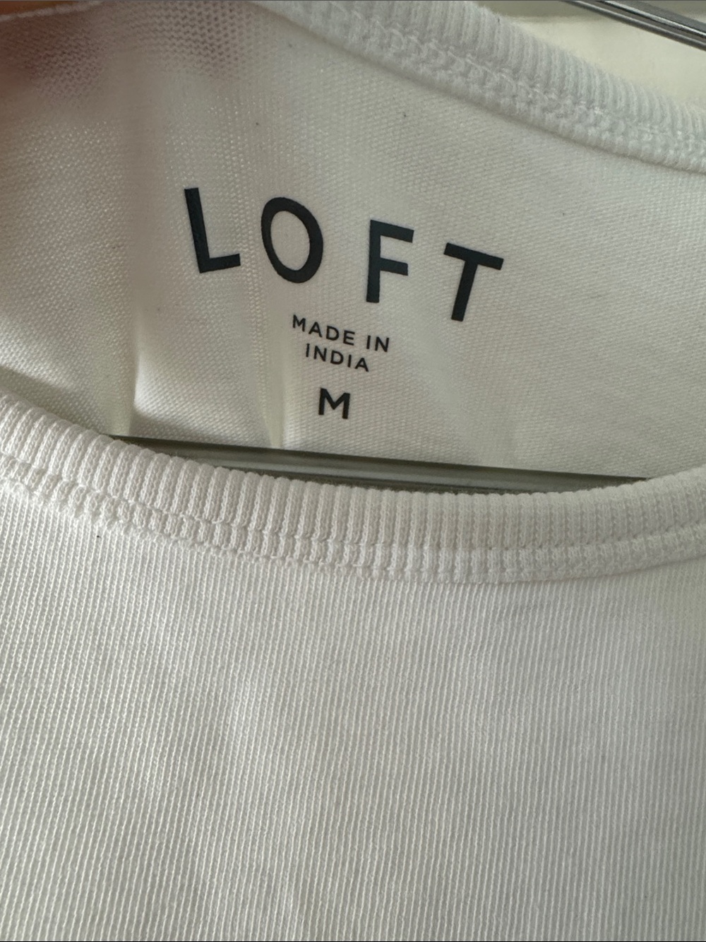 LOFT White Sleeveless Ruched-Side Tank - Picture 2 of 6